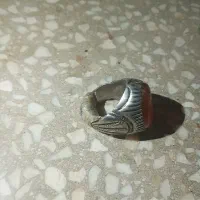 انگشتر نقره با نگین عقیق|جواهرات|کاشان, پشت شهربانی|دیوار