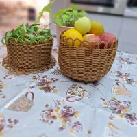 سبد وآینه ارغوانی|صنایع دستی و سایر لوازم تزئینی|شاهین‌شهر, برخوار غرب|دیوار