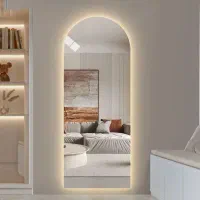 آینه دکوراتیو ال ای دی نوری و ساده کوچک بزرگ اینه