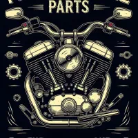 مکانیک  و شاگرد موتورسیکلت