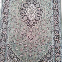 فرش سبز رنگ ۸ متری