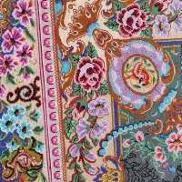 فرش دستباف تمام ابریشم|فرش|زنجان, |دیوار
