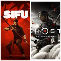 بازی ظرفیت ۲ ghost of tushima و sifu