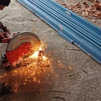 جوشکار. نبشی کشی. بلوک شیشه ای
