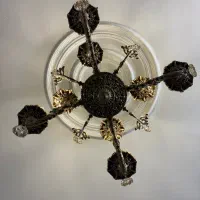 لوستر ۸ شاخه بزنج (۲عدد)|لوستر و چراغ آویز|ری, شهادت|دیوار