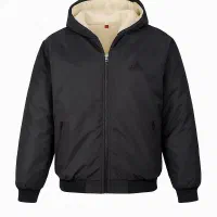 کاپشن مردانه مشکی داخل تمام خز مدل adidas-مشکی