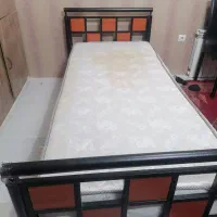تخت فلزی  یک نفره با خوشخواب
