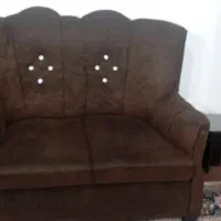 ۷نفره مخمل با میز عسلی