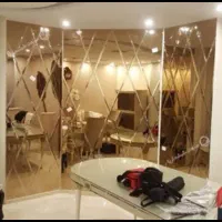 اینه دکوراتیو طرح لوزی شکسته|آینه|تهران, شوش (باغ آذری)|دیوار