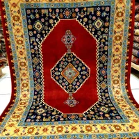 قالیچه سه متری اصل قشقایی شیراز رنگ لاکی طبیعی|فرش|تهران, حر|دیوار