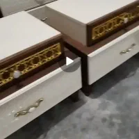 سرویس چوب کامل تخت و دراور|تخت و سرویس خواب|ساوه, |دیوار