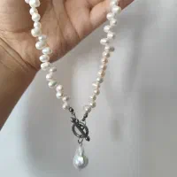 گردنبند مروارید باروک و مروارید پرورشی|جواهرات|تبریز, |دیوار