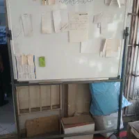 تخته وایت برد پایه دار دوطرفه