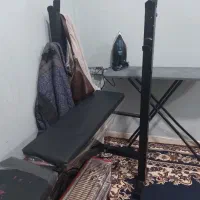 میزهالتر بهمراه میله وصفحه و دمبل محترک