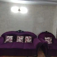 فروش مبلمان راحتی سالم وترتمیزبا جلومبلی و دو عسلی