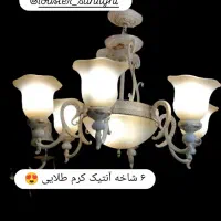 لوستر شاخه ای لامپ بزرگ