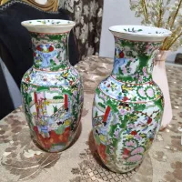 یک جفت گلدون عتیقه