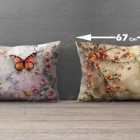 روبالشی مخمل دو رو کد 1014 طرح ژرفا