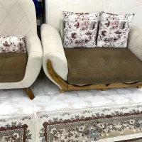 مبل 7نفره به همراه میز جلومبلی و 4 تاعسلی|مبلمان خانگی و میز عسلی|کرج, کوی امامیه|دیوار