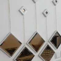 اینه های لوزی پنج تایی اک|آینه|قم, شهرک فاطمیه|دیوار