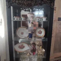 بوفه رنگ گردویی طلایی