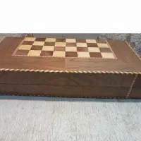 سه عدد تخته نرد پنجاه سانتی کار شده به چوب گردو|اسباب‌‌بازی|سنندج, |دیوار