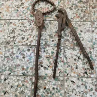 آچار شلاقی 4اینچ و زنجیری 6 اینچ اصلی