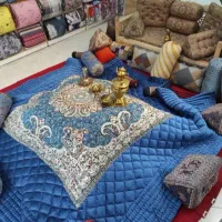 لحاف کرسی ستایش طرح چپ دوز با لوازم کامل سفارشی