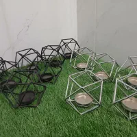 جا شمع فلزی