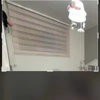 پرده زبرا صورتی شاین