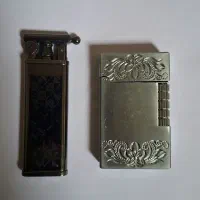 ۲عدد فندک بنزینی و گازی (دیپونت و چخماخ)