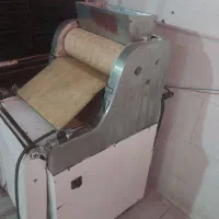 آلمانی زن به همراه یخچال ایستاده