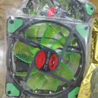 فن گیمینگ led سبز ۱۲×۱۲