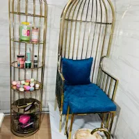 استیج پدیکور همراه با قفسه وسایلش|آرایشگاه و سالنهای زیبایی|دلوار, |دیوار