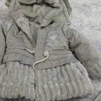 کاپشن دخترانه سایز ۱.اندازه ۲سالو نیم