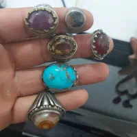 انگشتر نقره دست ساز 6عدد