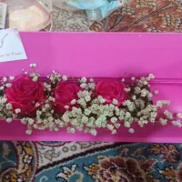 باکس آماده با گل جاودان روز دختر