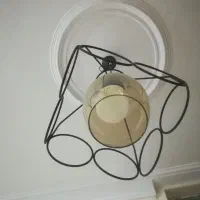لوستر هندسی فلزی