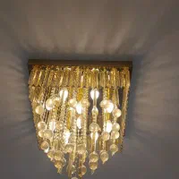 لوستر سقفی کریستالی