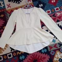 بلوز مجلسی سایز ۳۸یا ۴۰ رنگ لیمویی