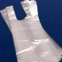 نایلکس کیسه شفاف رکابی دسته دار پلاستیک شیری