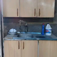 کابینت فلزی همراه با سینک‌