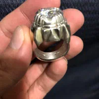 انگشتر مردانه نقره موزینایت سفید|جواهرات|سنندج, |دیوار