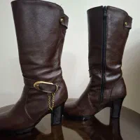 2جفت چکمه چرم قهوه ای و عسلی سایز 38|کیف، کفش، کمربند|تهران, باغ فیض|دیوار