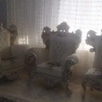 مبل سلطنتی ۹ نفره همراه با میز|مبلمان خانگی و میز عسلی|سهند, |دیوار