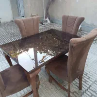 میزناهار خوری تمیز بدون خط خراش چوب راش|میز و صندلی غذاخوری|کرمانشاه, |دیوار