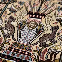 فرش تمام ابریشم طرح محراب گلدانی|فرش|تهران, سلسبیل جنوبی|دیوار