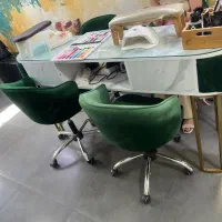 فروش تجهیزات ارایشگاه، لوازم ارایشگاه. میزصندلی،