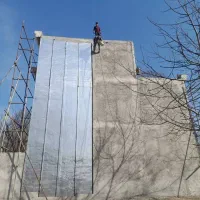 نصب ایزوگام با طناب راپل اجرا عایق رطوبتی نانو نما|خدمات پیشه و مهارت|رشت, منظریه|دیوار