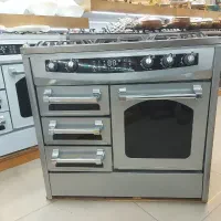 اجاق گاز ۵ شعله رویه استیل درپخش عمده قیمت کارخانه